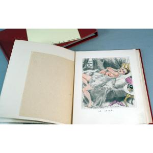 Curiosa Fabien Fabiano "the Hours Of The Parisian Woman", 10 Drypoints.