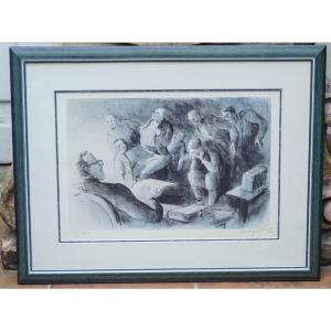 Jean-claude Dauguet "reading The Testament"