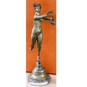 Marcel Debut (1875-1933), Bronze Allegory Of Fortune