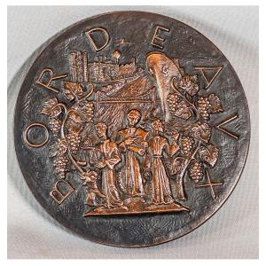 Bordeaux City Of Art, Paris Mint, Bronze