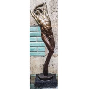 Kevin Christman, Bronze Naked Man, Dark Night