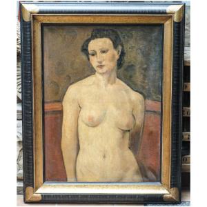 André Lhote, "pensive Nude", Hst Signed A. Lhote