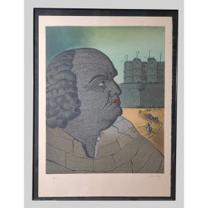 Man Ray, Lithograph By Marquis De Sade