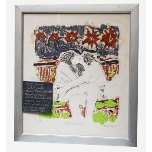 Henry Aubry, «sapho Et Lysistrata », 1976