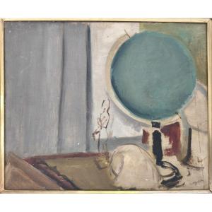 Still Life With Globe And Shell, 20th Century