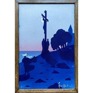 Marcel Gaillard - Sunset At Calvary