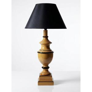 Le Dauphin Lamp, "verdennes" Model, Turned Wood, 1970s