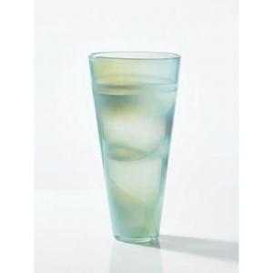 Blown Opaline Glass Vase, Kosta Boda Style, 20th-century Scandinavian Design