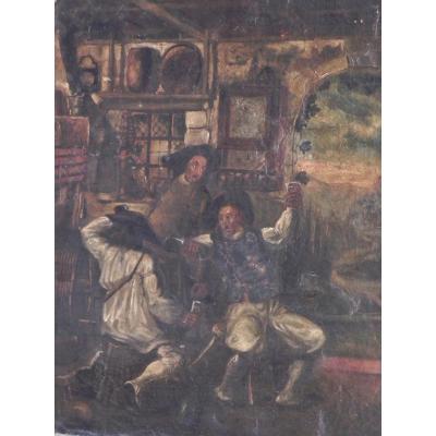 17th Century North School Tavern Scene