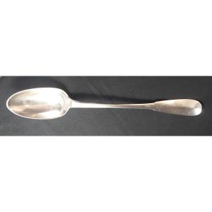 18th Century Sterling Silver Stew Spoon 