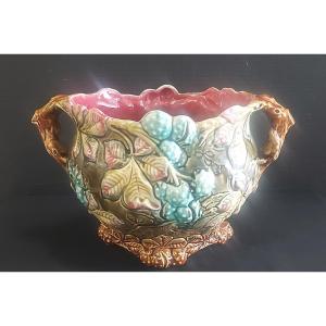 Art Nouveau Slip Pot From The Onnaing Earthenware Factory 