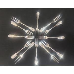 Christofle Versailles Cake Forks 