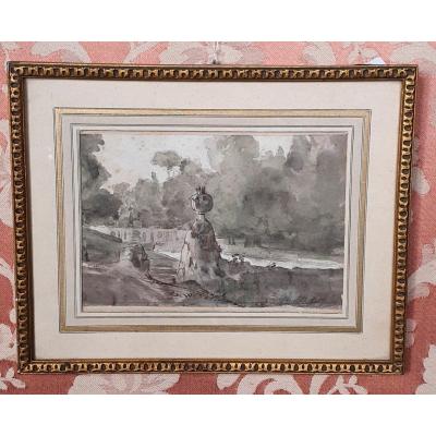 View Of A Joseph Dubouchet Garden