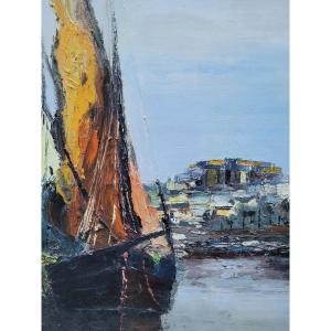 Quimper, Oil On Canvas