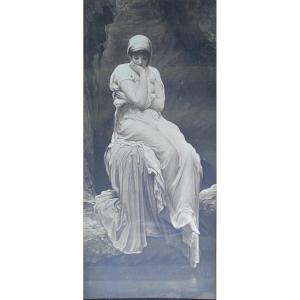 Pensive Woman Heliogravure