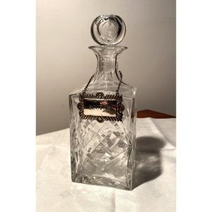 Crystal "scotch" Carafe - Saint Louis Crystal 