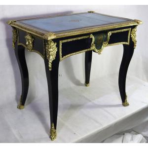 Louis XIV Style Desk Table, Nap III Period, 19th Century