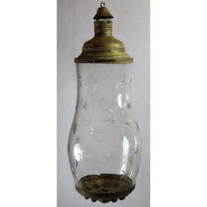 Baccarat, Large Crystal Lantern, 19th Century