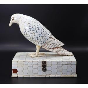 Ivory Marquetry Box, 19th Century