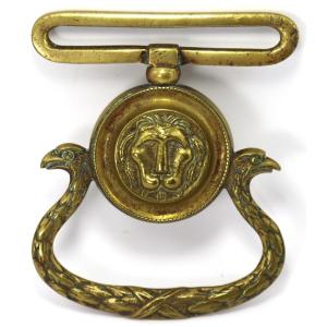 Bronze Belt Buckle, Officer 1st Empire, Early 19th Century