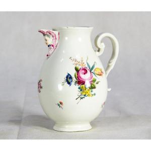 Paris, 18th Century, Fabrique à La Reine, Porcelain Jug By André Marie Leboeuf.