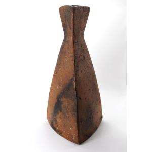 La Borne Sandstone Vase, Signed, 20th