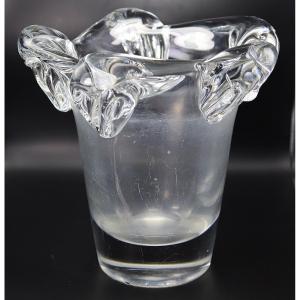 Daum Nancy France, Crystal Vase, Circa 1930