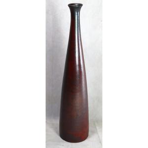 Roger Jacques (1920-2001), Large Stoneware Bottle, Signed, 20th Century
