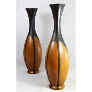 Pair Of Large Terracotta Vases, 1960s Work