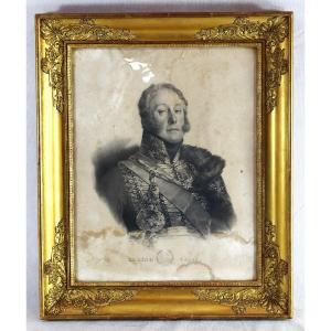 Nicolas-eustache Maurin (1798-1850) Portrait Of General Pierre Claude Pajol, 19th Century