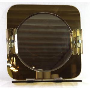 Isa Bergamo Edition, Illuminated Wall Mirror, Circa 1970