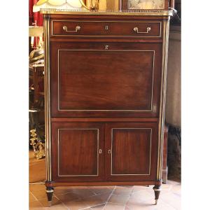 Louis XVI Period Drop-front Secretary Desk, 18th Century