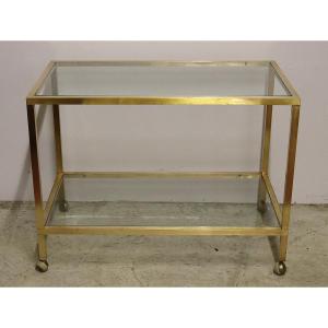 Maison Jansen ( Attrib ), Double-shelf Sideboard, 1970