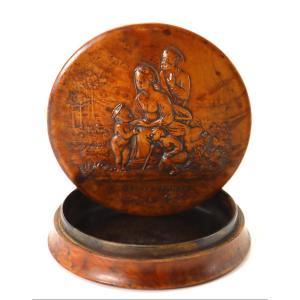 Carved Boxwood Box