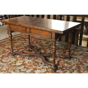 Louis XIII Style Desk, 20th Century