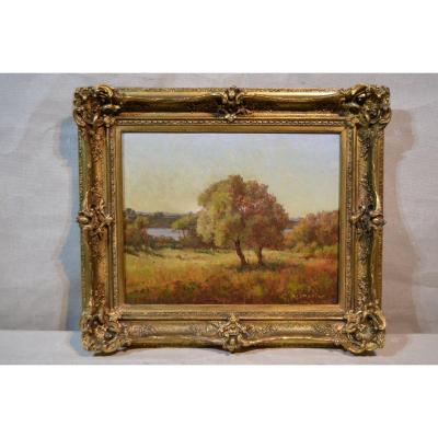 S T. Ravier, Oil On Panel