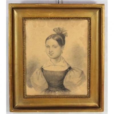 Frédéric A 1834, Pencil Drawing