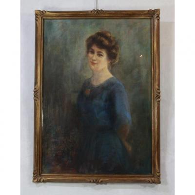 Louis Piot (1867-1947) Pastel