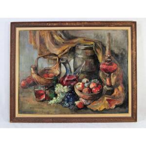 Alexis Hinsberger (1907-1996), Large Painting Hst 