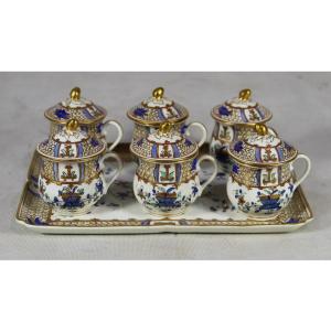 Sanson Nineteenth, Porcelain Cream Service.