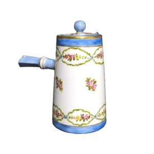 Miniature: La Seynie Limoges Porcelain Jug.