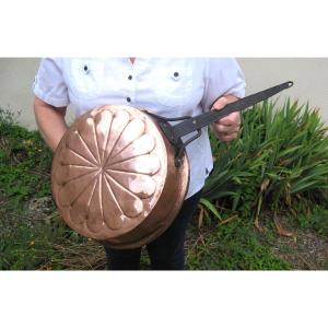 Large Copper Cake Pan.