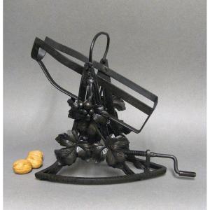 Art Nouveau Mechanical Crank Decanter.