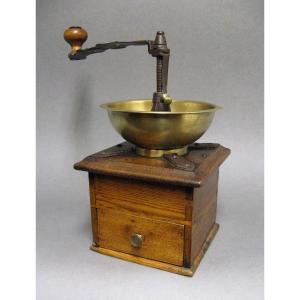 Large 18th Century Coffee Grinder.