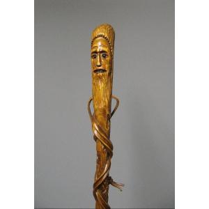 Popular Art Cane Called "hairy Or Shepherd".