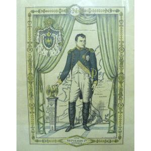 Engraving Of Napoleon 1st Emperor 1810.