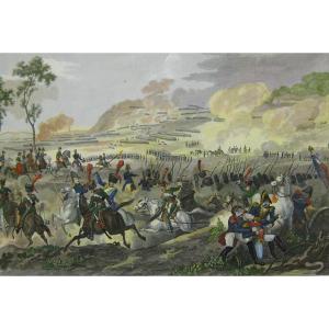 The Battle Of Vurtchen. Drawn By Naudet And Lerouge Jeune Engraver. 1st Empire 1813.