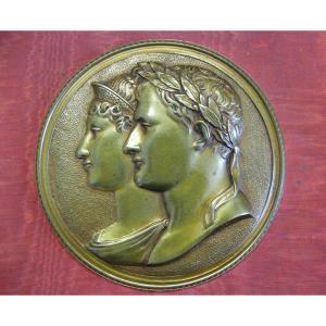 Medallion With The Profiles Of Napoleon And Joséphine.