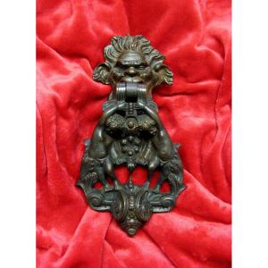 Large Door Knocker With The Medici Coat Of Arms In The Renaissance Style.
