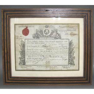Military Discharge Diploma 1784.